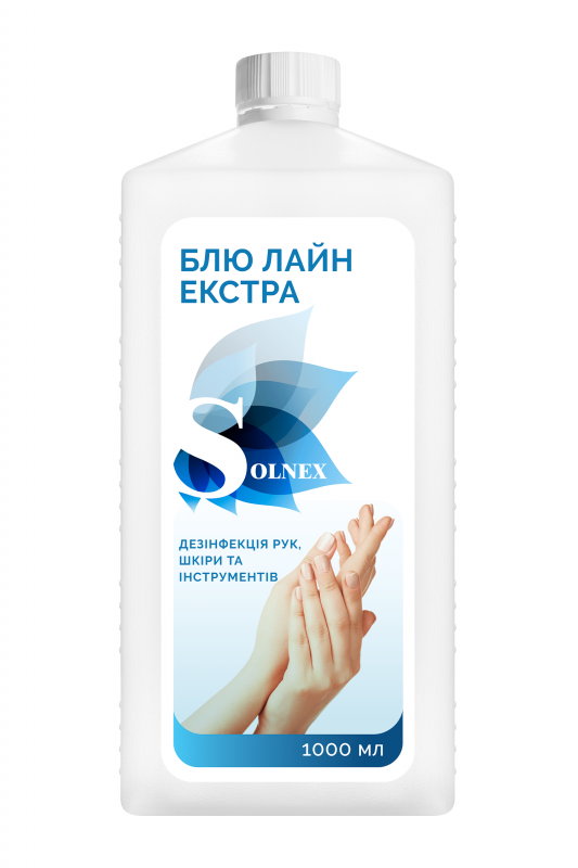 Антисептик спиртовий "БЛЮ ЛАЙН ЕКСТРА", флакон, 1000 мл